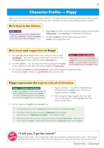 CGP Books - Grade 9-1 GCSE English Text Guide - Lord of the Flies - Pa image 5