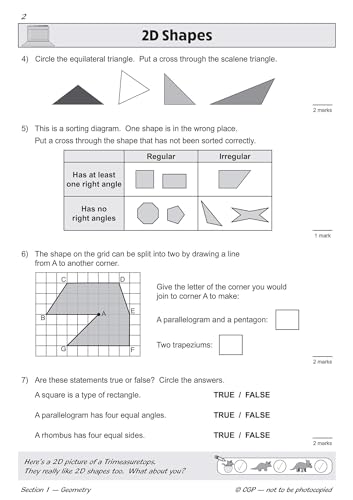 CGP Books - KS2 Maths SAT Buster: Geometry, Measures & Statistics (for image 3