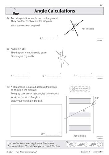 CGP Books - KS2 Maths SAT Buster: Geometry, Measures & Statistics (for image 7