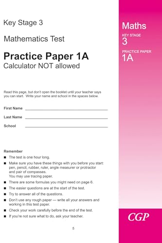 CGP Books - KS3 Complete Practice Tests - Science, Maths and English - image 2