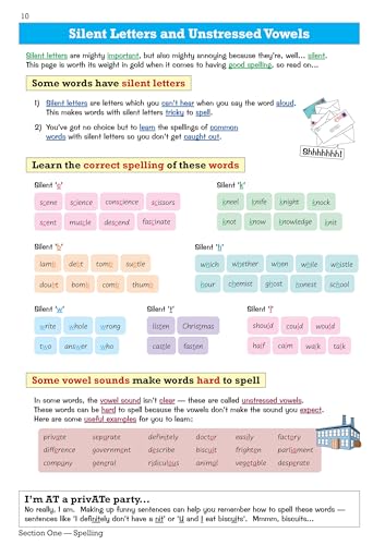 CGP Books - Spelling, Punctuation and Grammar for KS3 - Study Guide - image 4