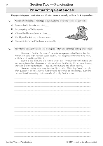 CGP Books - Spelling, Punctuation and Grammar for KS3 - Workbook - Pap image 2