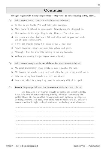 CGP Books - Spelling, Punctuation and Grammar for KS3 - Workbook - Pap image 3