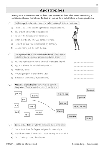 CGP Books - Spelling, Punctuation and Grammar for KS3 - Workbook - Pap image 7