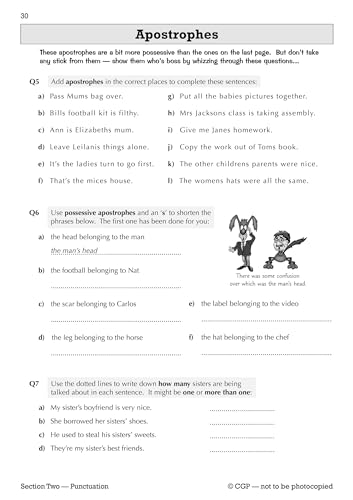 CGP Books - Spelling, Punctuation and Grammar for KS3 - Workbook - Pap image 8
