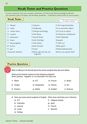 Revise for German GCSE : KS3 German Complete revision & practice - Pap image 6