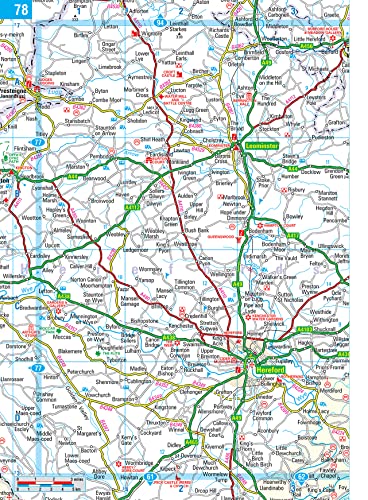 Philip's Maps - 2023 Philip's Easy to Read Road Atlas Britain image 4