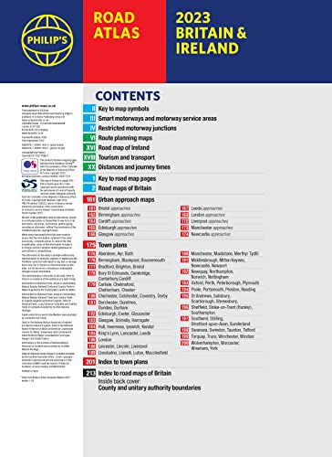Philip's Maps - 2023 Philip's Road Atlas Britain and Ireland : image 2