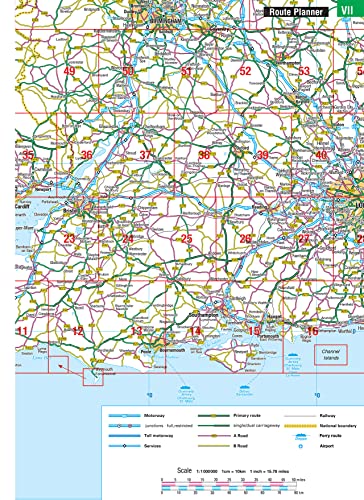 Philip's Maps - 2023 Philip's Road Atlas Britain and Ireland : image 4