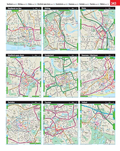 Philip's Maps - Philip's Navigator Britain: Flexi - Limp / Vin image 6
