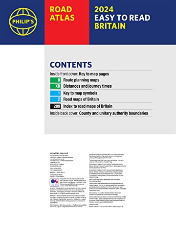 Philip's Maps - 2024 Philip's Easy to Read Britian Road Atlas image 2