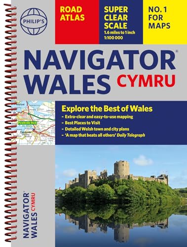 Philip's Maps - Philip's Navigator Wales - Spiral image 1