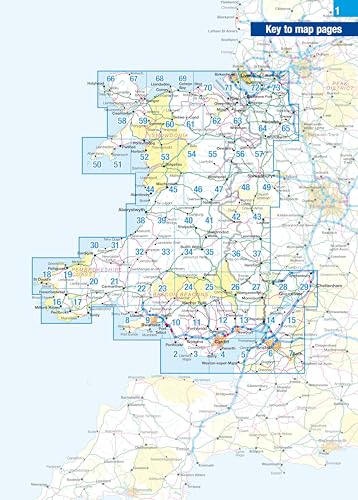 Philip's Maps - Philip's Navigator Wales - Spiral image 2
