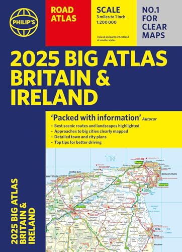 Philip's Maps - 2025 Philip's Big Road Atlas of Britain & Irel image 1