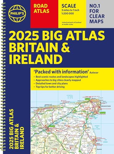 Philip's Maps - 2025 Philip's Big Road Atlas of Britain & Irel image 1