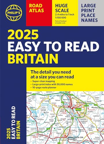 Philip's Maps - 2025 Philip's Easy to Read Road Atlas of Brita image 1