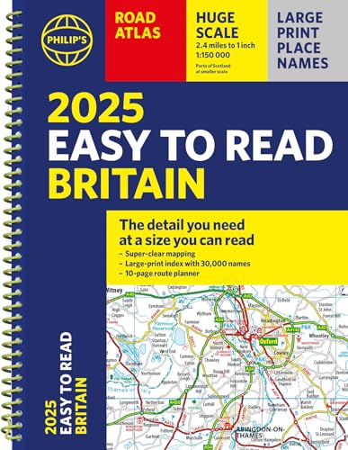Philip's Maps - 2025 Philip's Easy to Read Road Atlas of Brita image 1