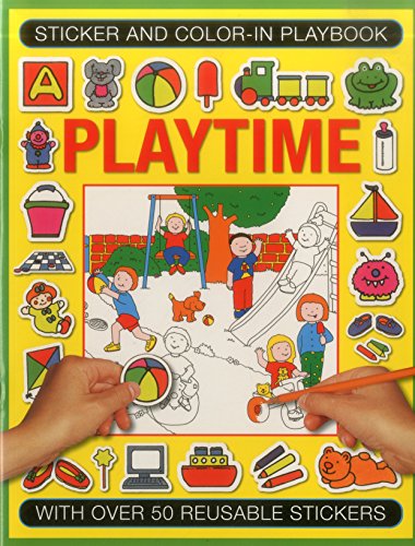Isabel Clark - Sticker and Color-in Playbook: Playtime : With Over 50 image 1