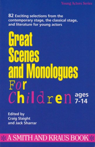 Craig Slaight - Great Scenes and Monologues for Children - Paperback image 1