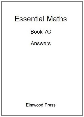 Michael White - Essential Maths Book 7c Answers - Paperback image 1