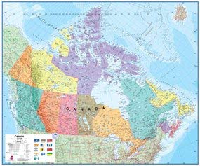 Canada laminated - Map image 1