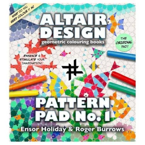 Ensor Holiday - Altair Design Pattern Pad : Geometrical Colouring Book image 1