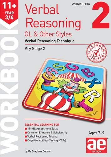 Stephen C. Curran - 11+ Verbal Reasoning Year 3/4 GL & Other Styles Wo image 1