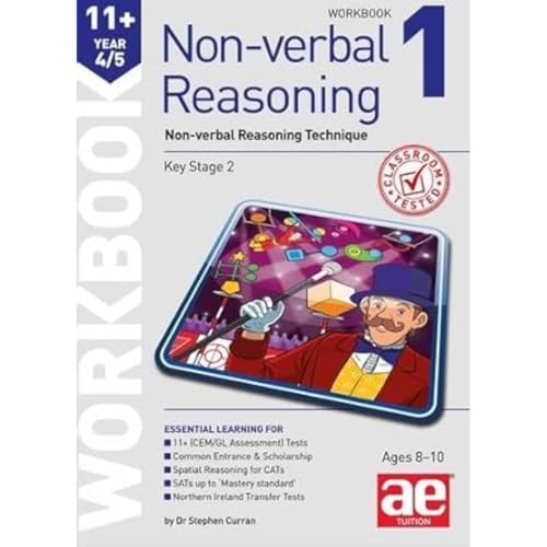 Andrea F. Richardson - 11+ Non-Verbal Reasoning Year 4/5 Workbook 1 : image 1