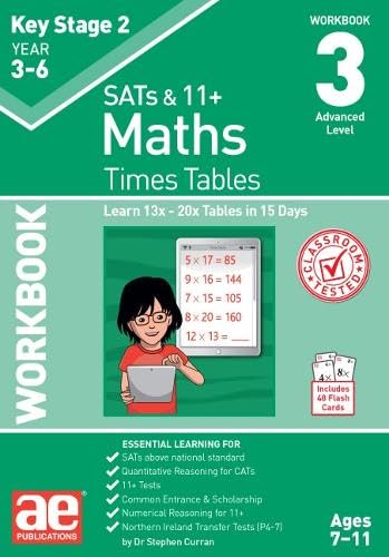 Dr Stephen C Curran - KS2 Times Tables Workbook 3 : 15 Day Learning Pr image 1