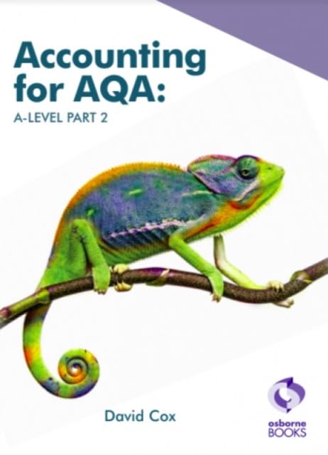 David Cox - Accounting for AQA A-level Part 2 - Text - Paperback image 1