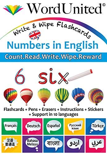 Numbers in English : Write & Wipe Flashcards - Paperback image 1