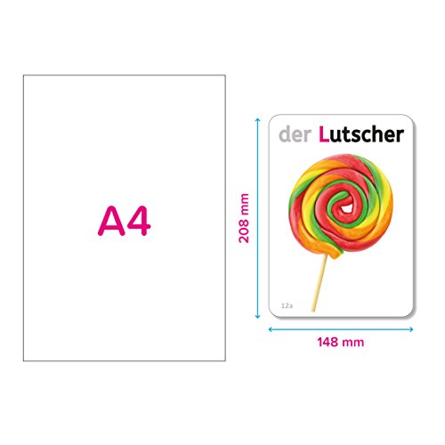 German Alphabet : Write & Wipe Flashcards - Map image 8