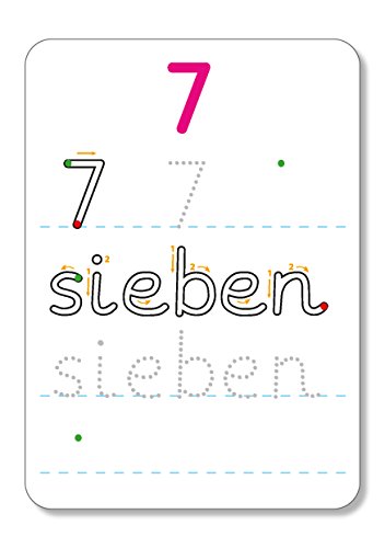Numbers in German : Write & Wipe Flashcards - Map image 3