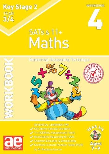 Katrina MacKay - KS2 Maths Year 3/4 Workbook 4 : Numerical Reasoning T image 1