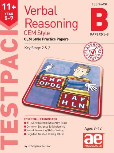 Katrina MacKay - 11+ Verbal Reasoning Year 5-7 CEM Style Testpack B Pa image 1