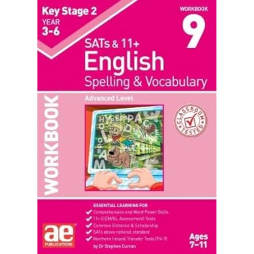 Warren J Vokes - KS2 Spelling & Vocabulary Workbook 9 : Advanced Level image 1
