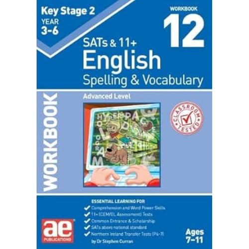 Warren J. Vokes - KS2 Spelling & Vocabulary Workbook 12 : Advanced Lev image 1