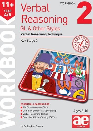 Jacqui Turner - 11+ Verbal Reasoning Year 4/5 GL & Other Styles Workbo image 1