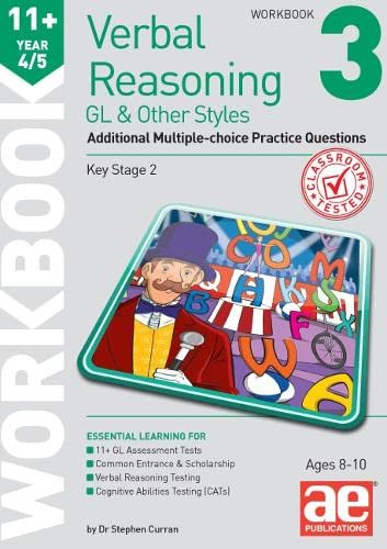 Dr Stephen C Curran - 11+ Verbal Reasoning Year 4/5 GL & Other Styles image 1
