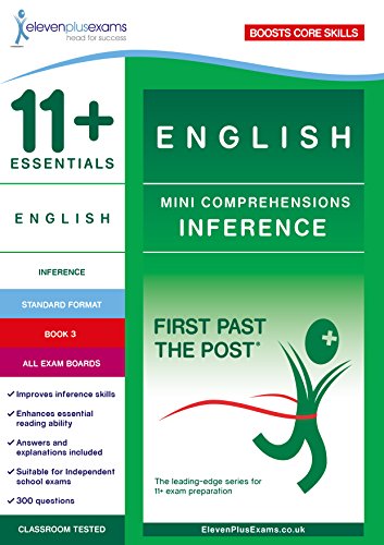 11+ Essentials English Mini Comprehensions: Inference Book 3 - Paperba