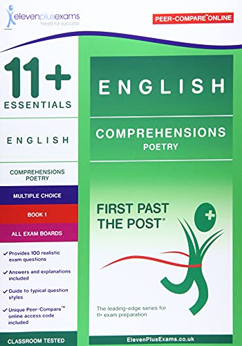 11+ Essentials English Comprehensions: Poetry Book 1 - Paperback