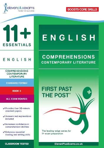11+ Essentials English: Comprehensions Contemporary Literature Book 3 image 1
