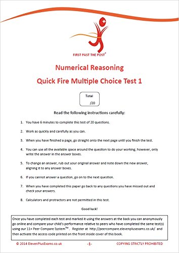 11+ Essentials Numerical Reasoning: Quick-fire Book 1 - Paperback image 3