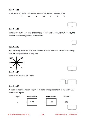 11+ Essentials Numerical Reasoning: Quick-fire Book 1 - Paperback image 6