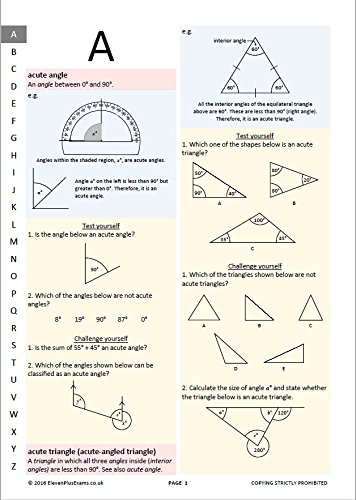 11+ Reference Mathematics Dictionary Plus - Paperback image 3