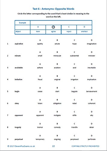 11+ Essentials Verbal Reasoning: Vocabulary Book 3 - Paperback image 6