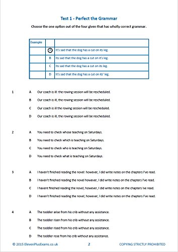 11+ Essentials Verbal Reasoning: Vocabulary, Spelling & Grammar Book 1 image 4