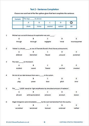 11+ Essentials Verbal Reasoning: Vocabulary, Spelling & Grammar Book 1 image 5