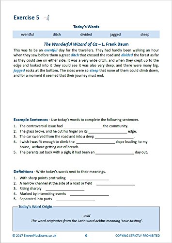 11+ Essentials Verbal Reasoning: Vocabulary in Context Level 1 - Paper image 6