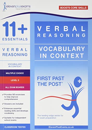 11+ Essentials Verbal Reasoning: Vocabulary in Context Level 2 - Paper image 1